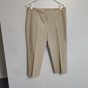 Tahari Women Brown Khakis Dress Pants Size 10